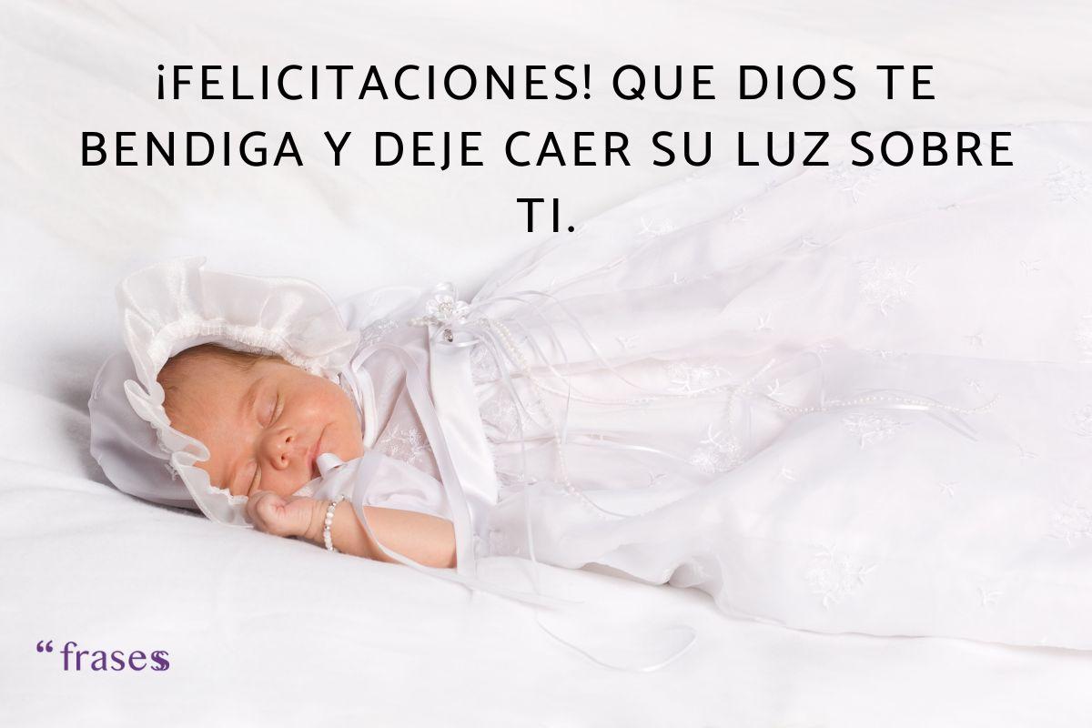 Frases de bautizo para dedicar