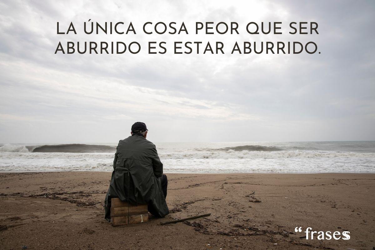 Frases sobre el aburrimiento