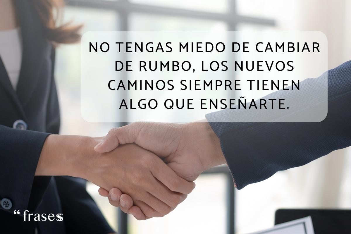 Frases para una nueva etapa laboral