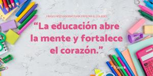 Frases para desear un buen comienzo de curso