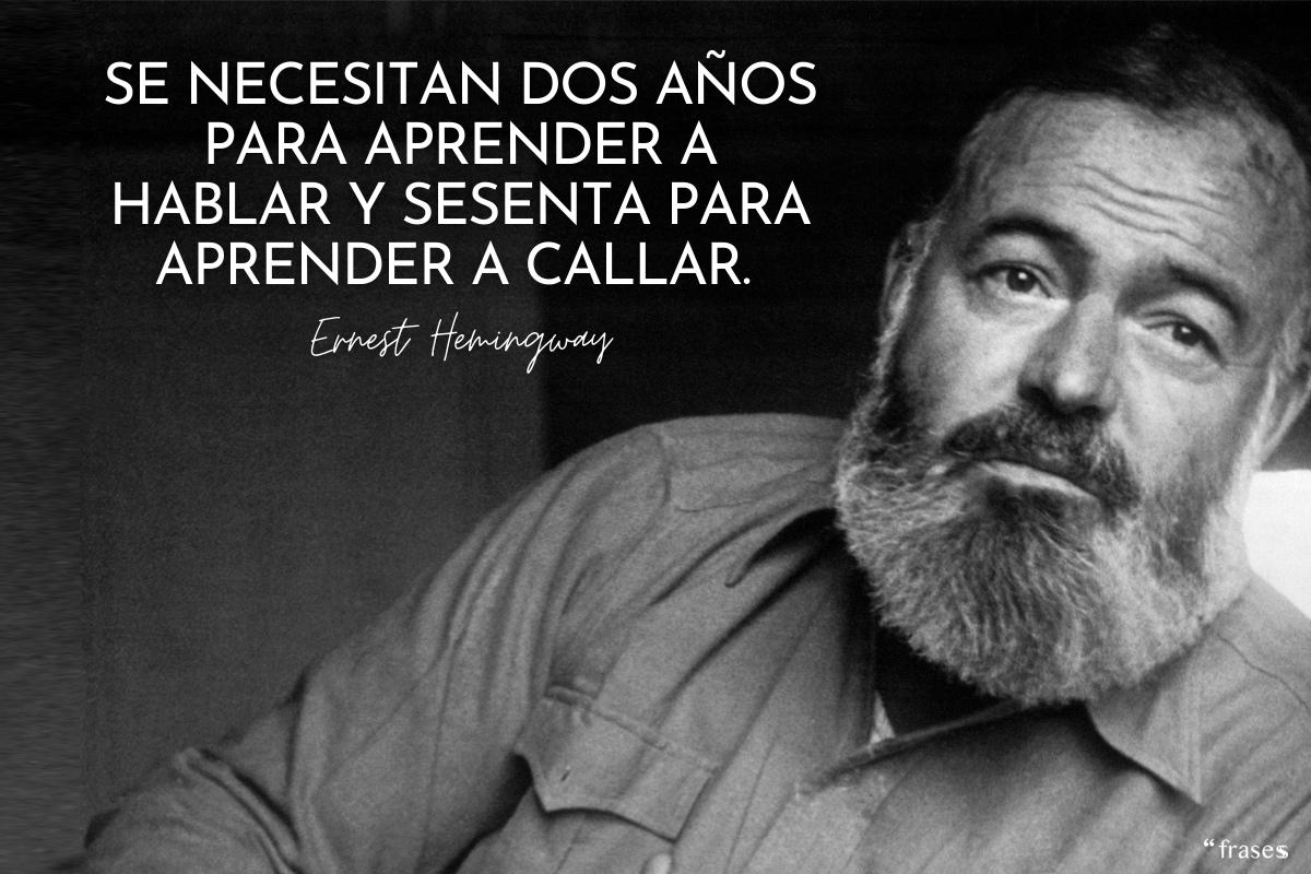 Frases de Ernest Hemingway