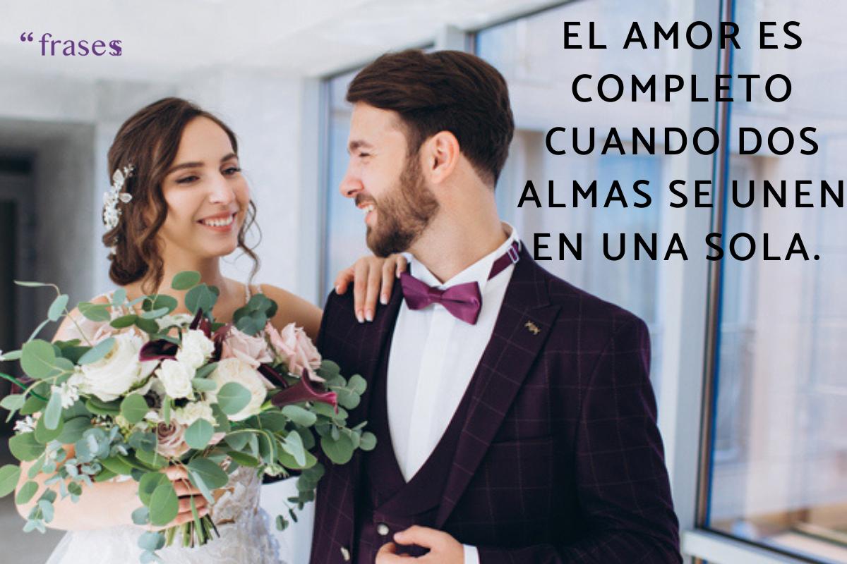 Frases para felicitar a los novios