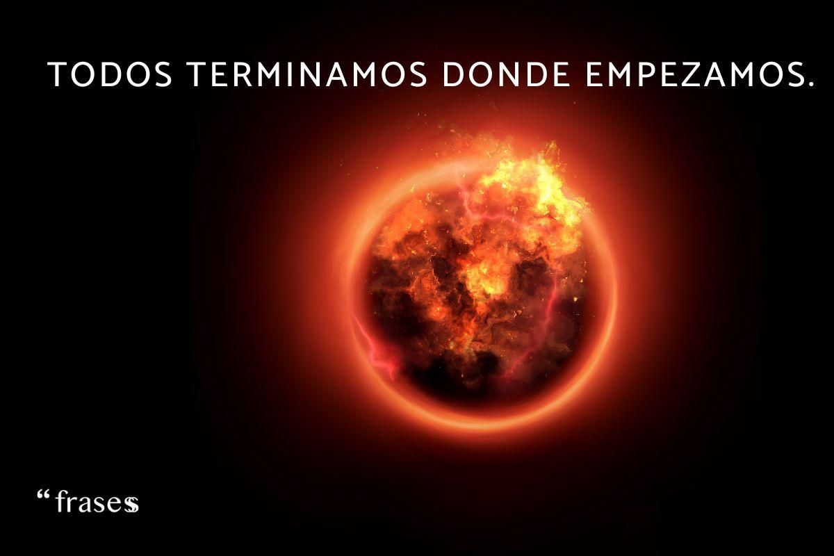 Frases sobre el fin del mundo