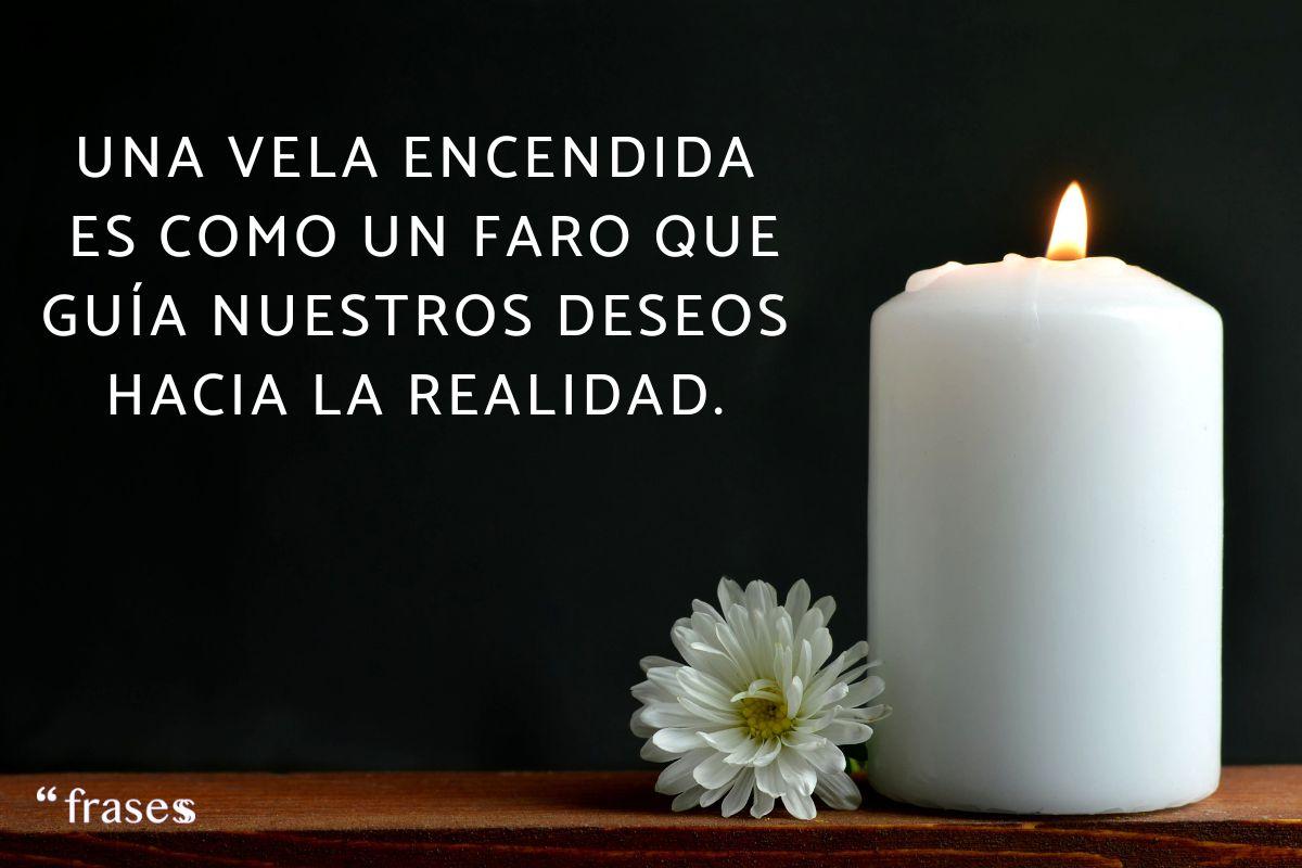 Frases sobre velas encendidas