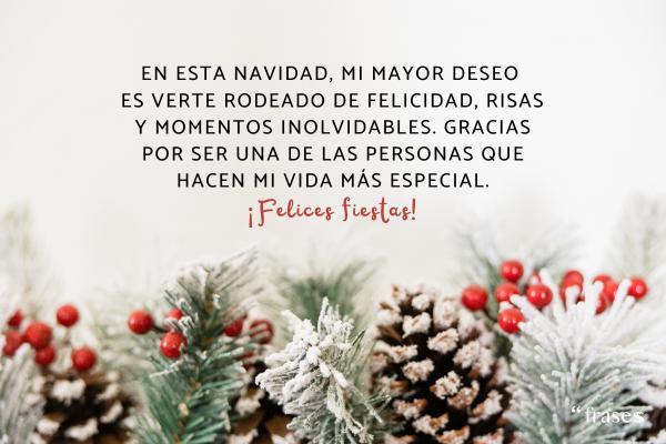 Felicitaciones de Navidad para amigos