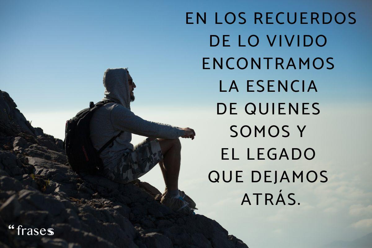 Frases sobre el paso del tiempo y los recuerdos