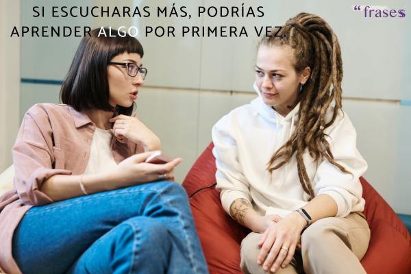 Frases para gente que va de lista