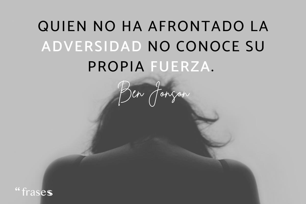 Frases de adversidad