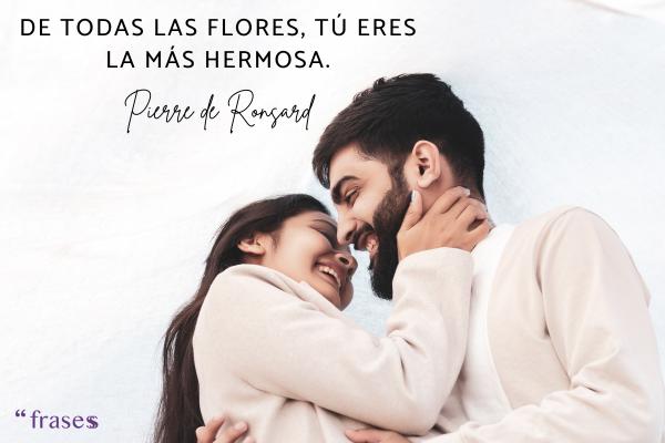 Frases para conquistar a una mujer difícil - De todas las flores, tú eres la más hermosa.