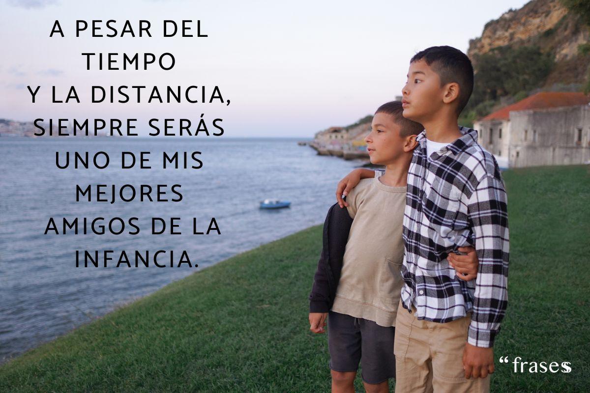 Frases de amigos de la infancia