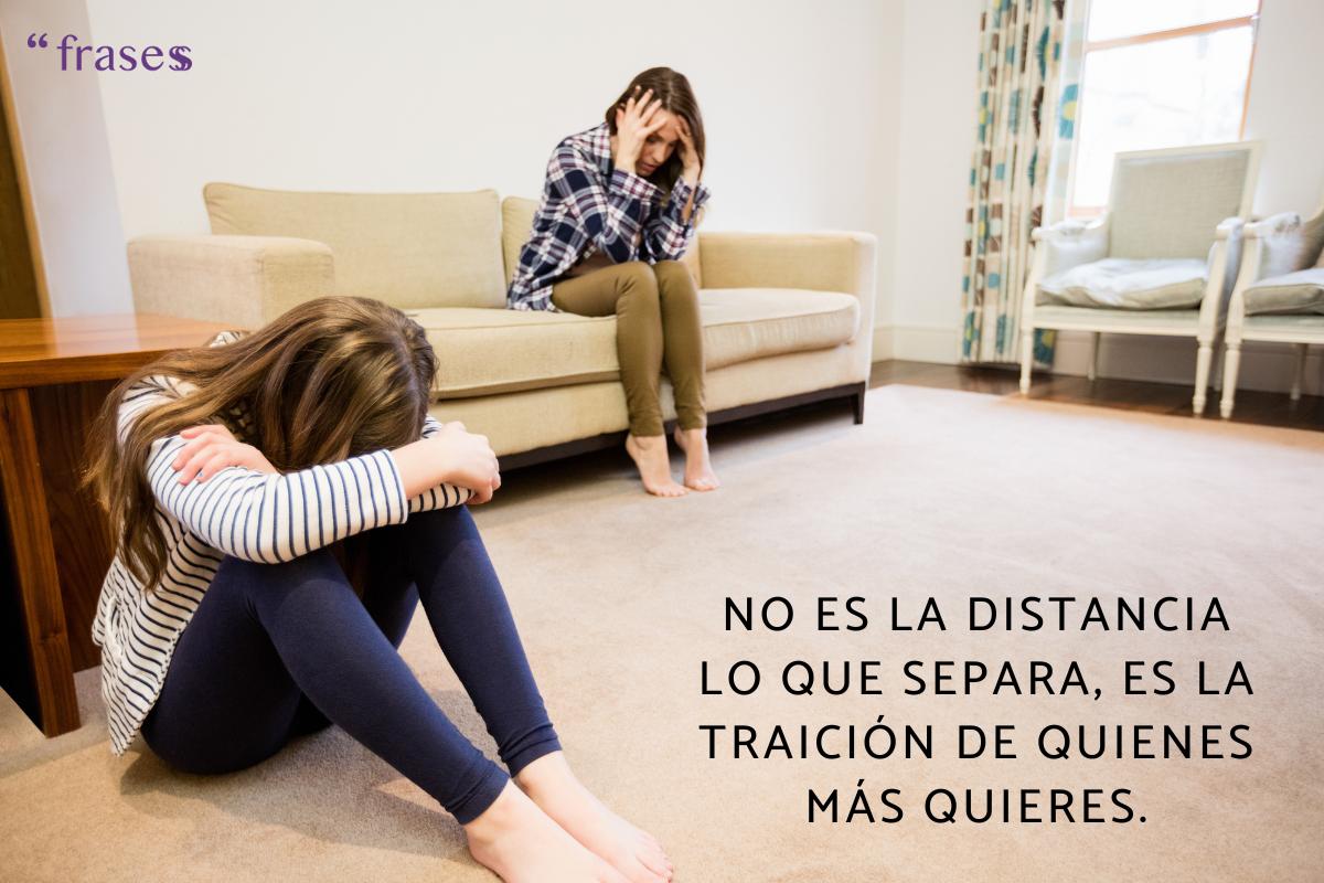 Frases de desengaños familiares