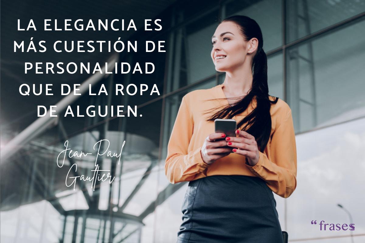 Frases sobre la elegancia