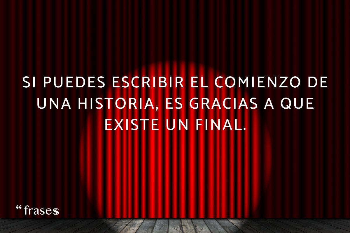 Frases sobre etapas que terminan