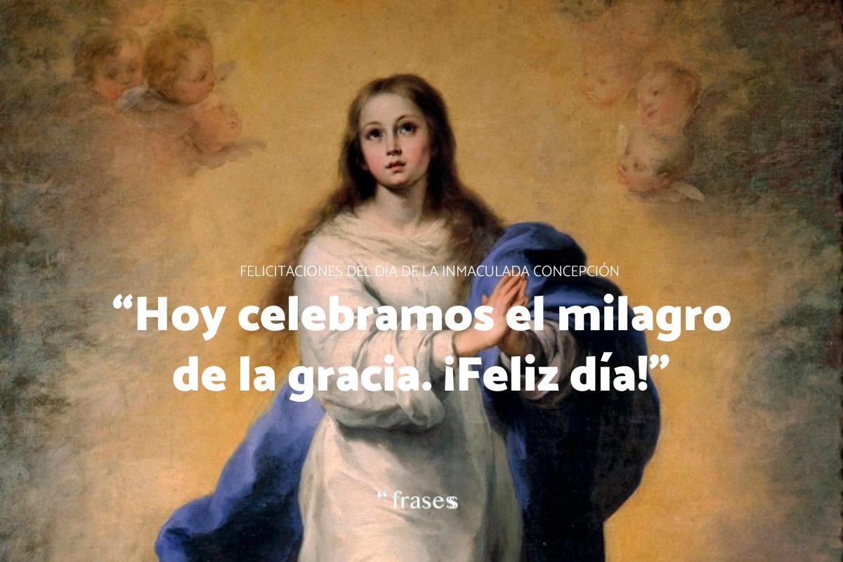 Felicitaciones del Día de la Inmaculada Concepción