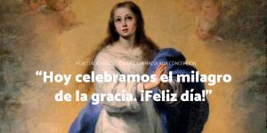 Felicitaciones del Día de la Inmaculada Concepción