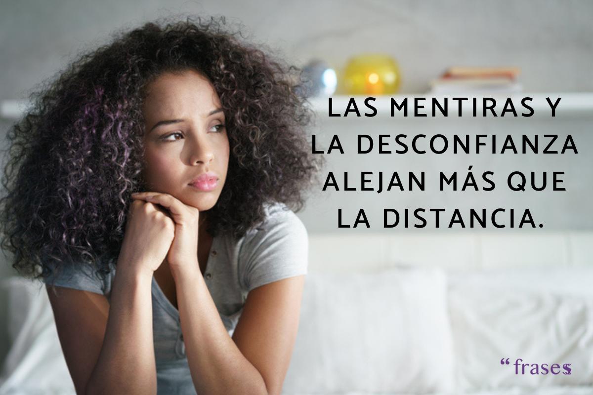 Frases de desconfianza en el amor