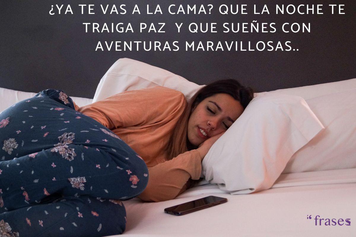 Frases positivas de buenas noches