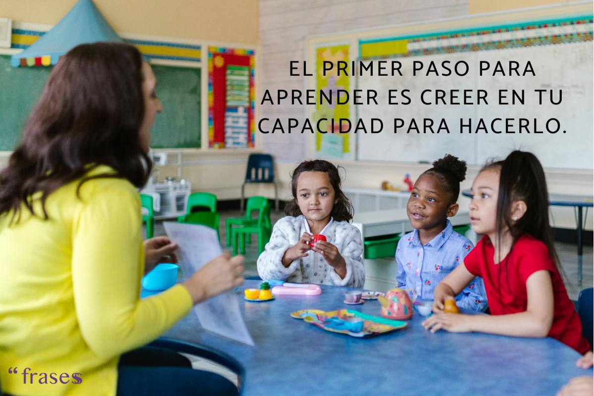 Frases de regreso a clases