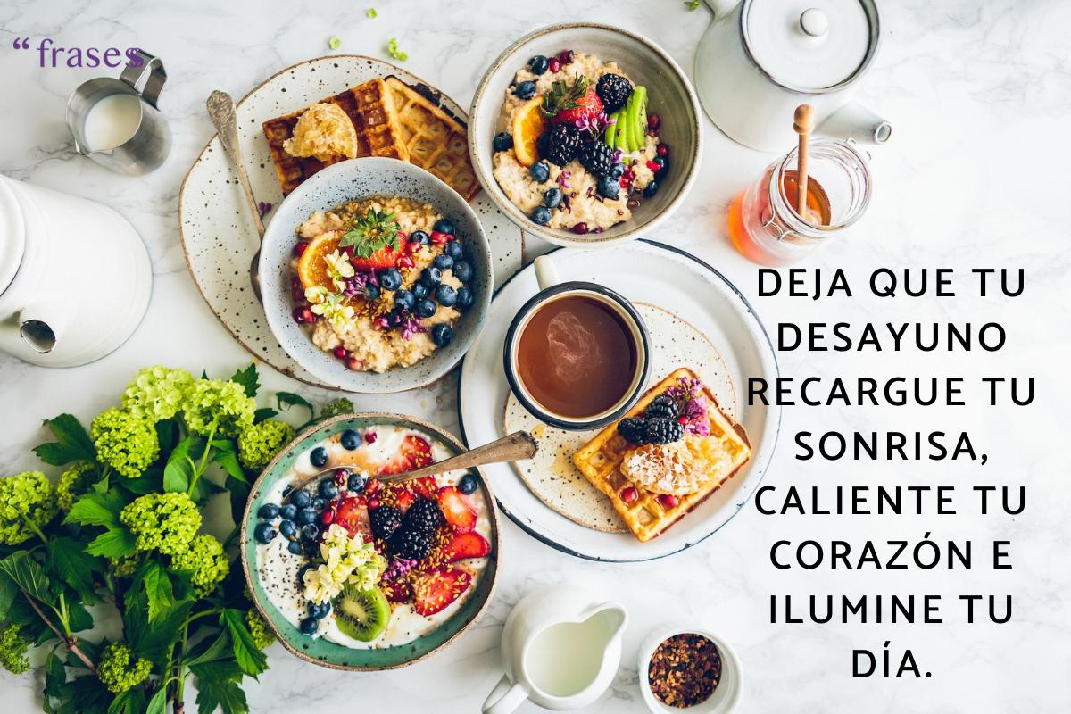 Frases de desayuno sorpresa