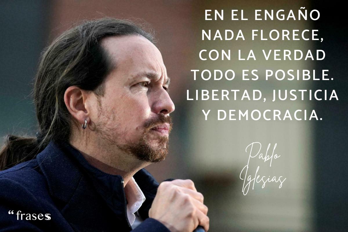 Frases de Pablo Iglesias