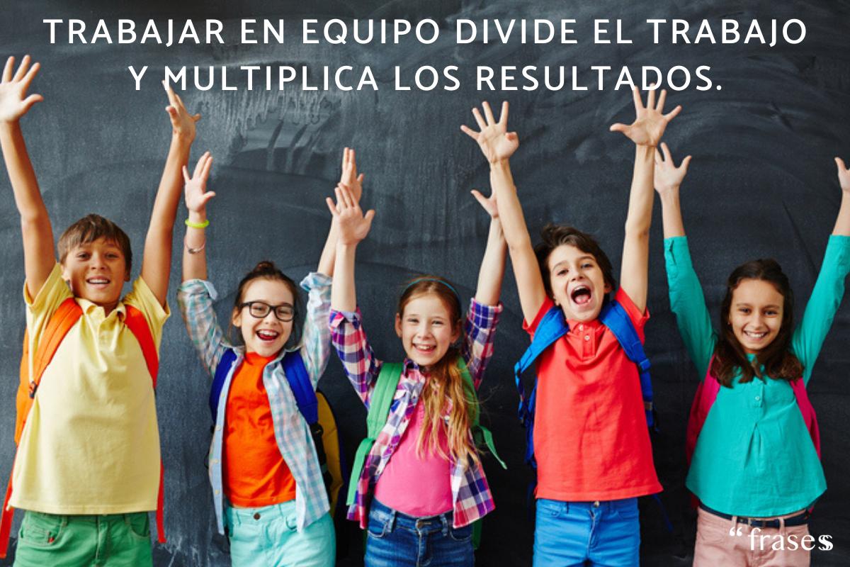 Frases de aprendizaje colaborativo