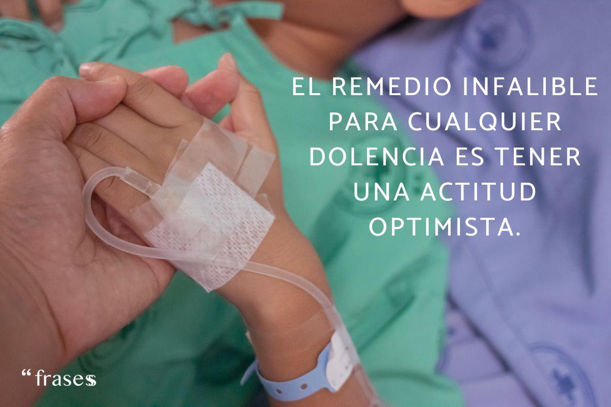 Frases para animar a un enfermo