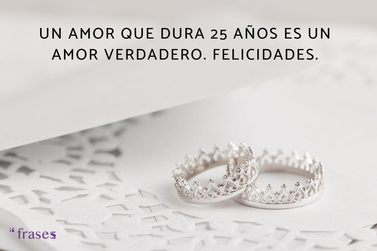 Frases para bodas de plata