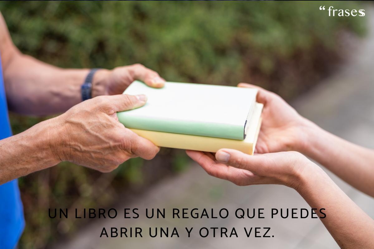 Frases para dedicar un libro regalado