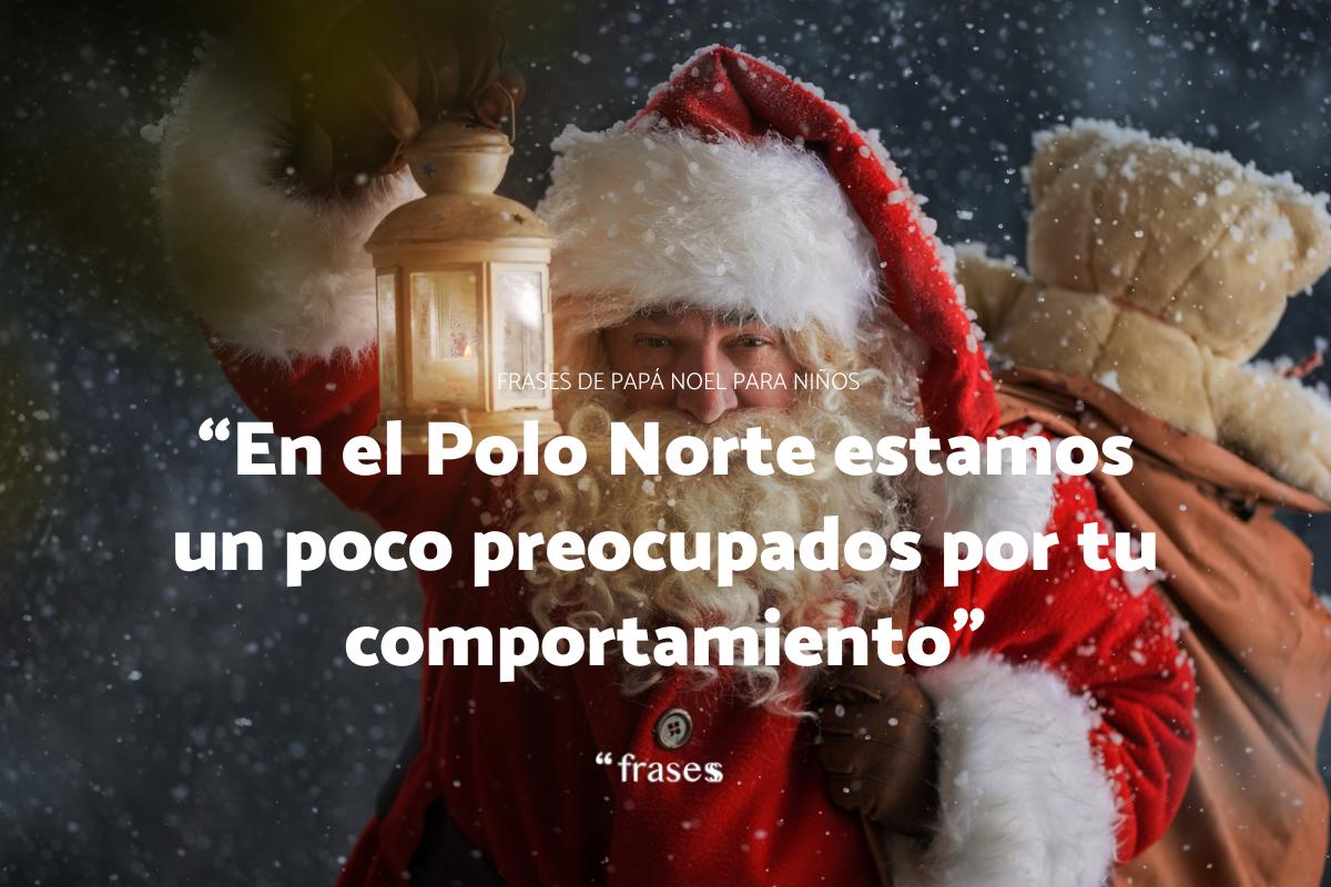 Frases de Papá Noel para niños