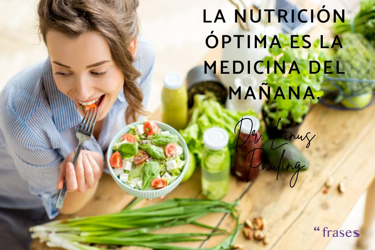 Frases de comida saludable