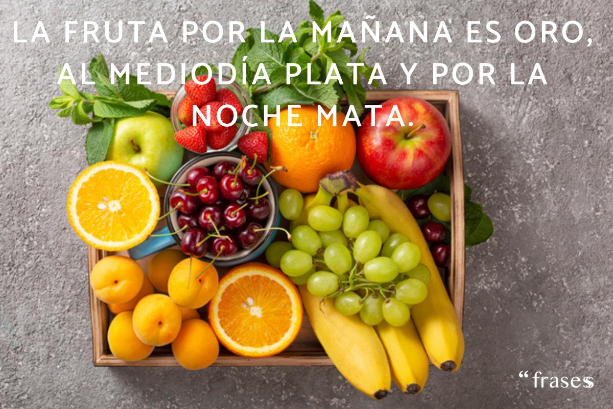 Frases de frutas