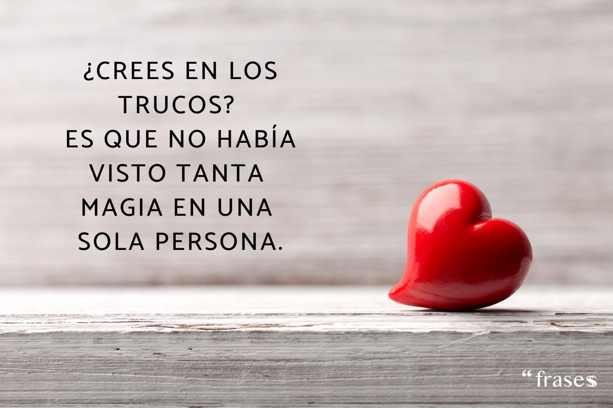 Piropos dulces para enamorar