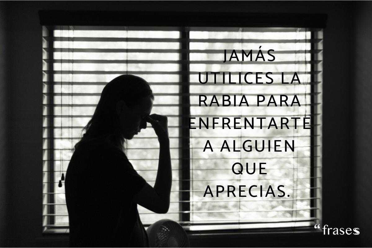 Frases de enfado