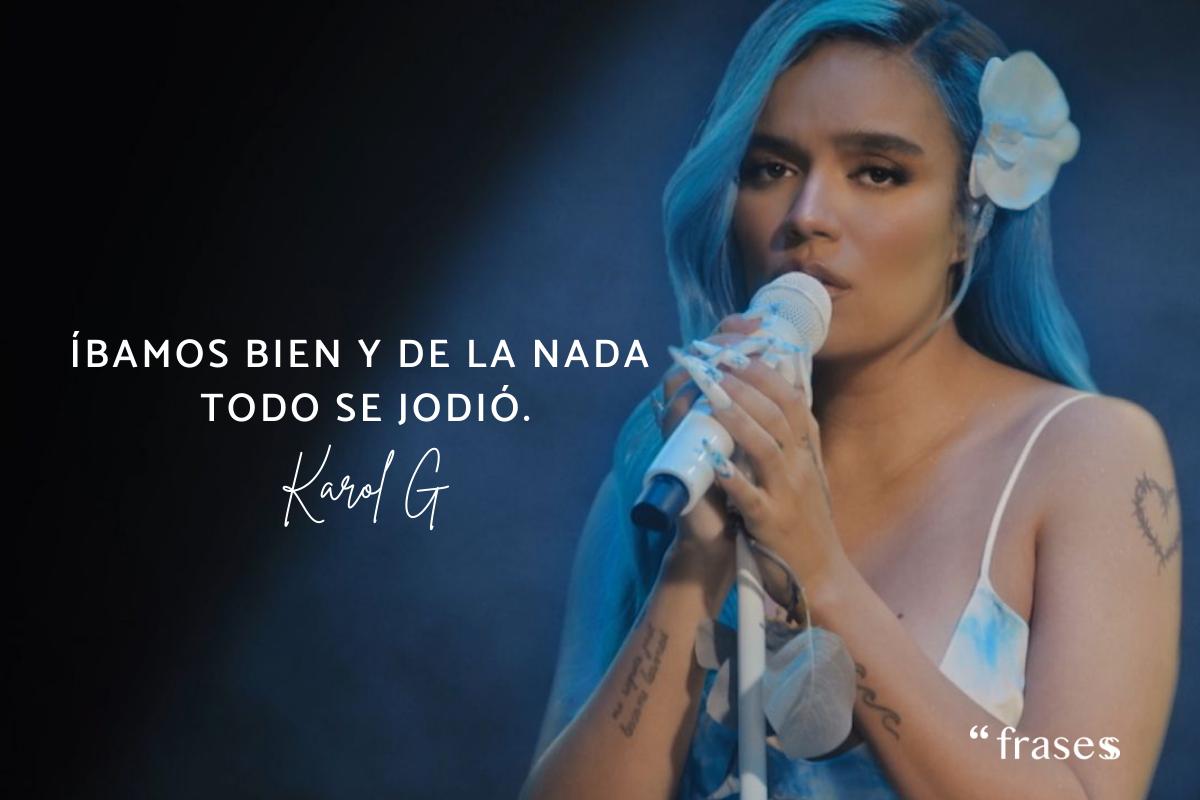 Las mejores 50 Frases de KAROL G ¡Que enamoran!