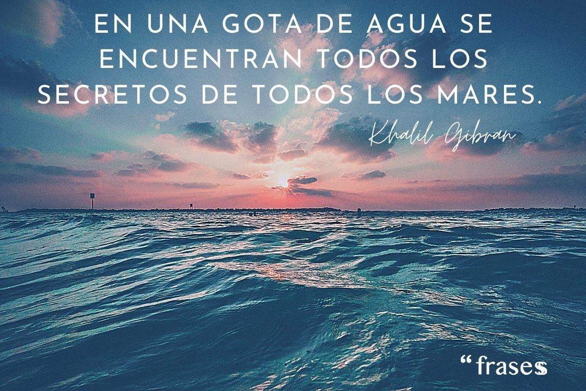 Frases sobre el agua