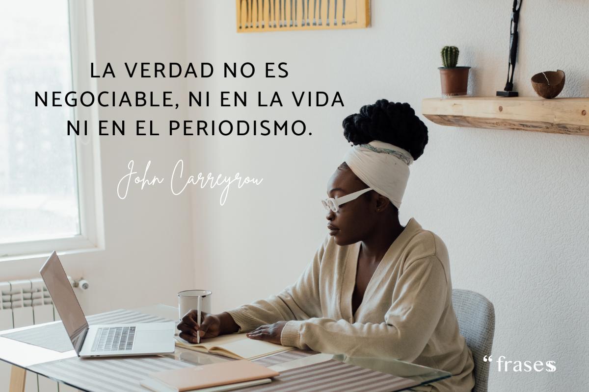 Frases sobre el periodismo