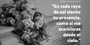 Frases de despedida de un ser querido fallecido