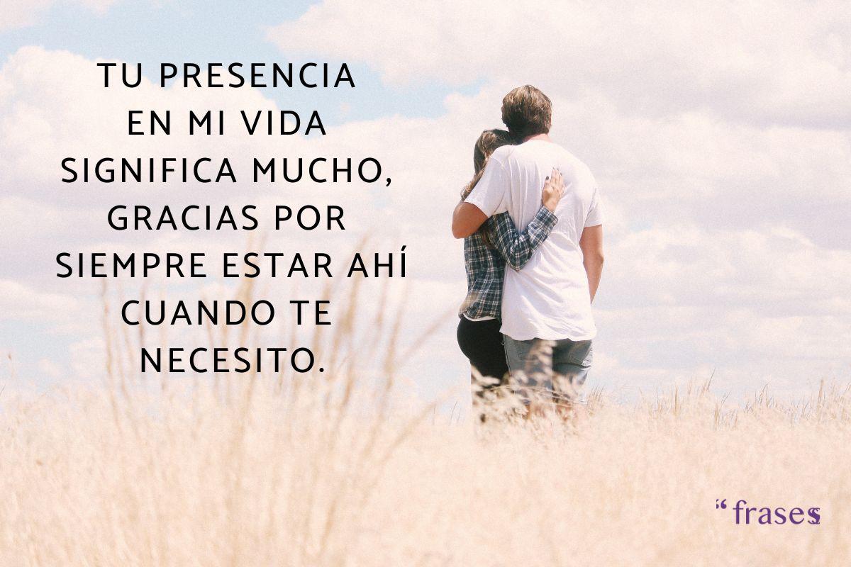 Frases para dar las gracias a una persona