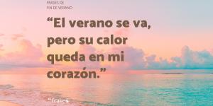 Frases de fin de verano: cortas y bonitas