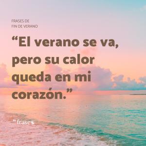 Frases de fin de verano: cortas y bonitas