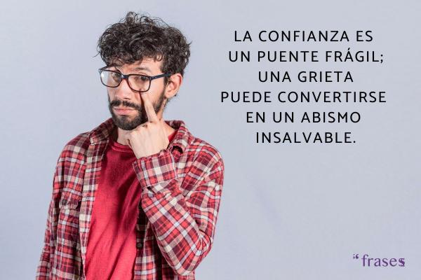 Frases de perder la confianza en alguien