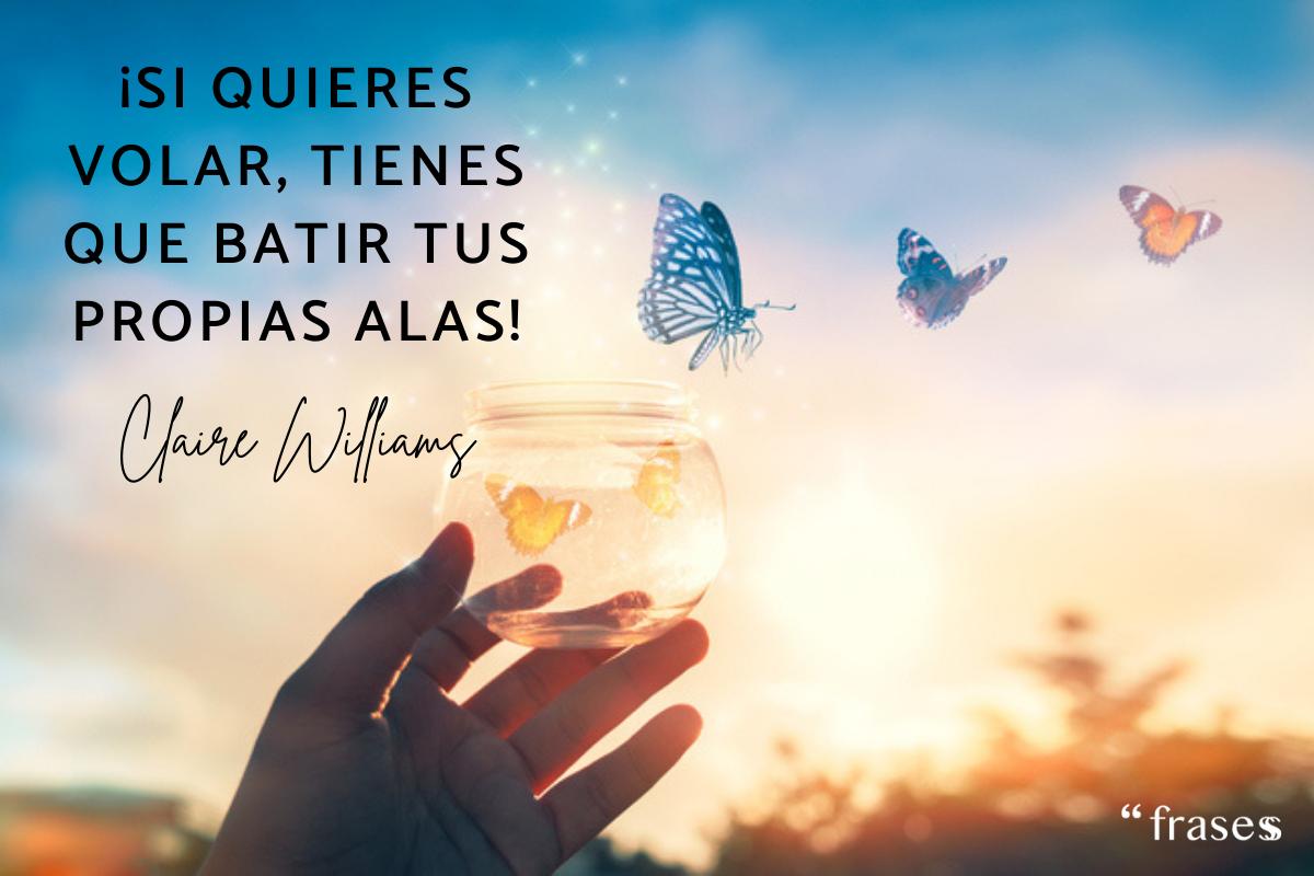Frases de mariposas para reflexionar
