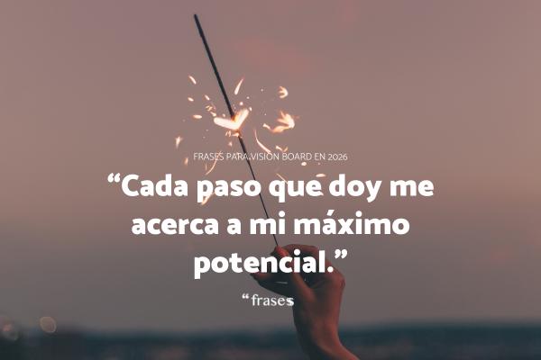 Frases para vision board en 2026