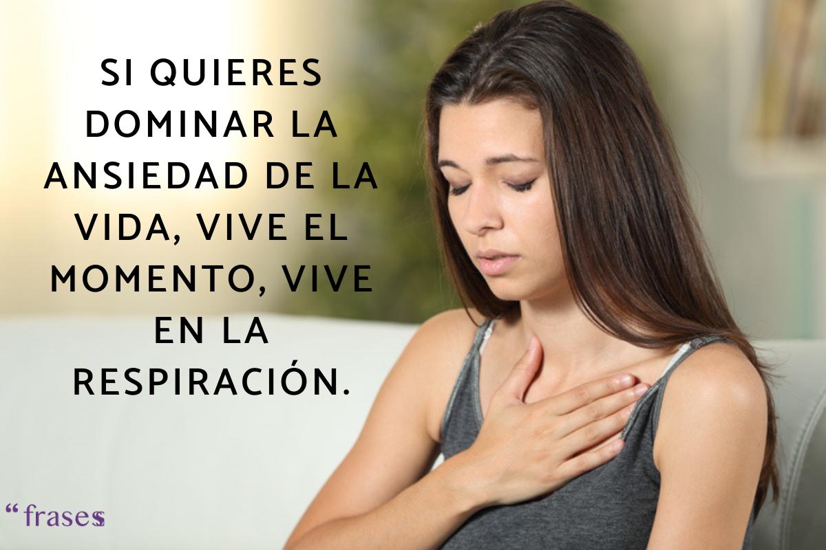 Frases para superar la ansiedad