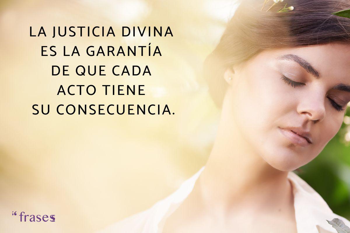 Frases de justicia divina