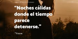 Frases de noches de verano