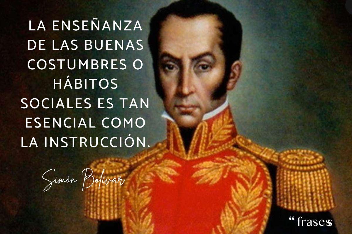 Frases de Simón Bolívar