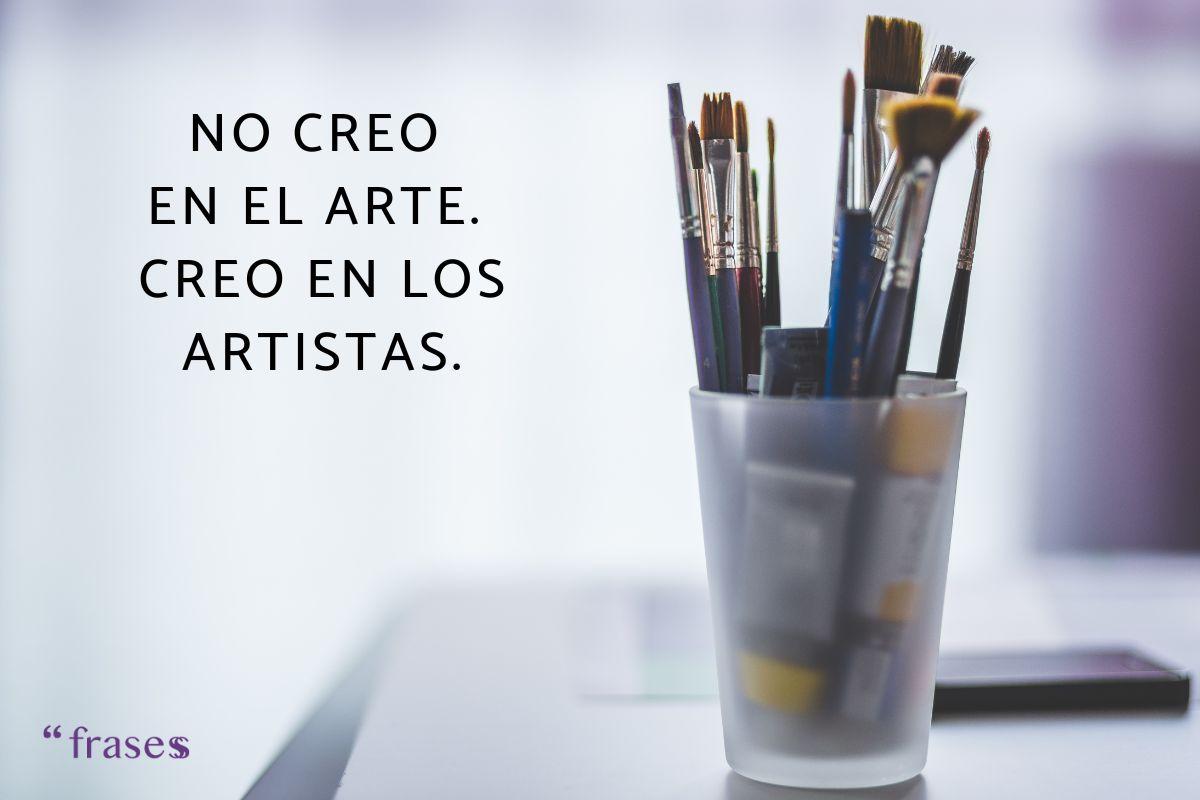 Frases de artistas de la pintura