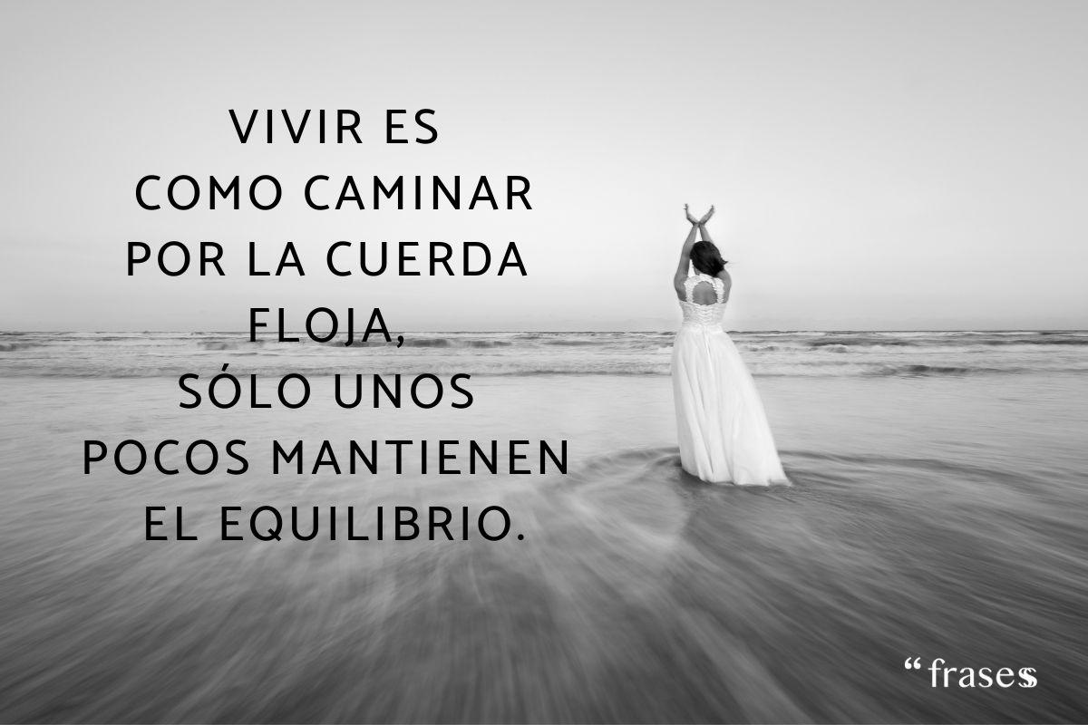 Frases de equilibrio emocional en la vida