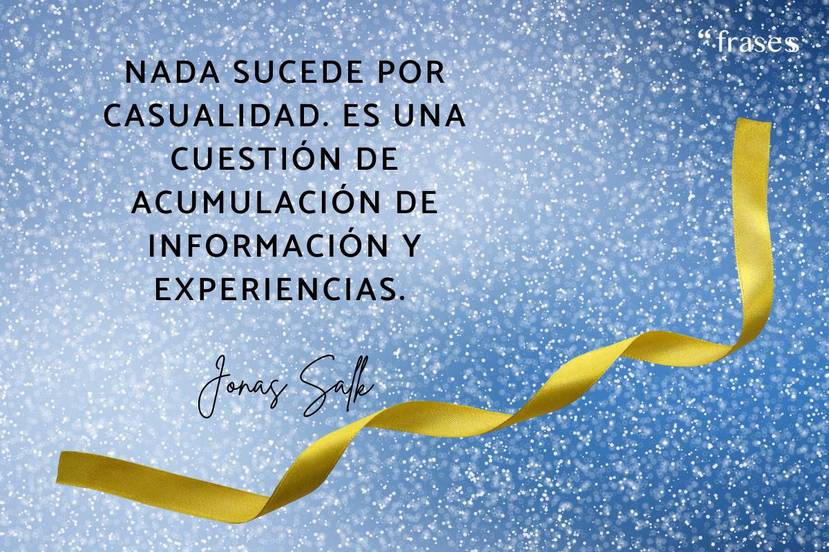 Frases sobre la casualidad